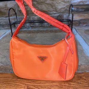 orange prada bag
